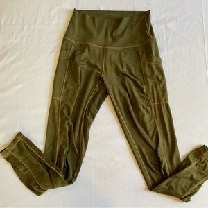 Prana Olive Green Track Pants Size Small